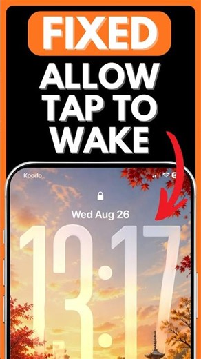Fixed iPhone Only Wakes by Pushing Side Button