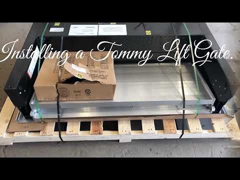 Installing a Tommy Lift Gate on a Chevrolet Silverado HD 3500.