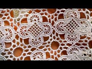 Crochet Lace 🧶 Tutorial Crochet Lace Pattern, How to Crochet Motif For Crochet Blanket