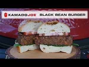 Kamado Joe Black Bean Burger