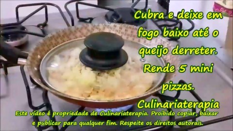 Pizza de frigideira de Liquidificador Tipo Rap 10