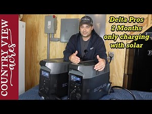 I powered part of my home with 2 Eco Flow Delta pros for 2 months. Final Review. The Good and Bad