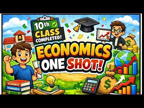 Class 10th SST ( complete economics) one shot (imp question+all topic+revision) in hindi (हिंदी मे)