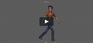 Walking Backwards Animation