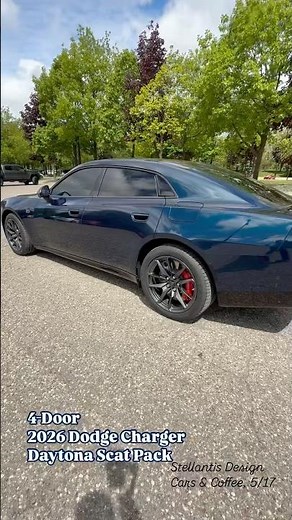 4-Door, 2026 Dodge Charger Daytona Scat Pack at Stellantis Design Cars & Coffee