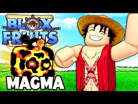 COMPRO LA FRUTA DE MAGMA Y LA PONGO A PRUEBA en BLOX FRUITS!!! ROBLOX