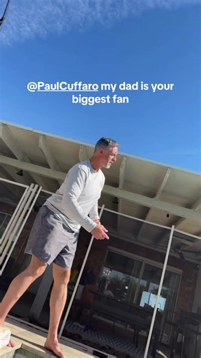 Paul Cuffaro Signs Autograph for Dad