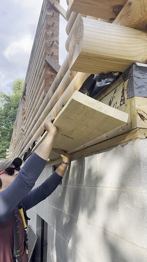 Back deck framing is almost complete! We have to add blocking still. | The Roaming Lions