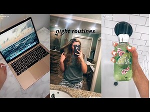 night routine tik tok compilation ✨🌒