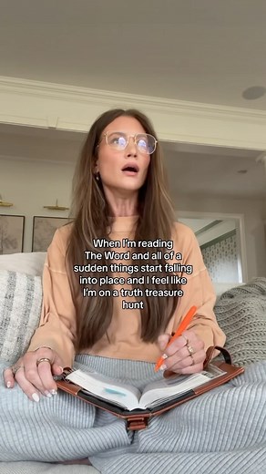 1.2M views · 33K reactions | Listen, it’s intimidating at first but DANG! We cruisin’ now! 拾 I feel like a detective. #momsofinstagram #bible #humor #godisgood | Lindsey Gurk | Facebook