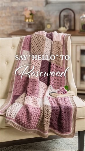 😍 NEW Colorway! Meet Rosewood! The latest colorway available for the Crochet Block Afghan Club! Enjoy 75% Off your first shipment! You can join the club here: https://bit.ly/4ki2AxP. Or you can order the single kit (includes video tutorials!) here: https://bit.ly/43PoYZC | Crochet World Magazine