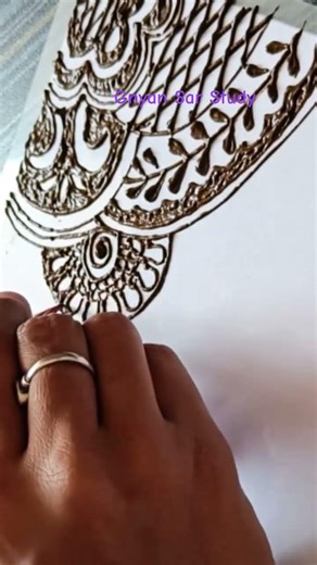 simple mahendi design #trendingshorts