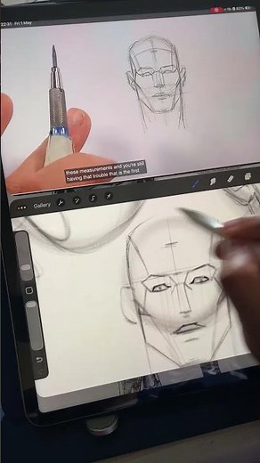 David finch teaches How to draw heads using the loomis method #artshorts #drawingtutorial