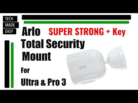 NEW Arlo TOTAL SECURITY Mount So Strong it has a KEY ! VMA5100