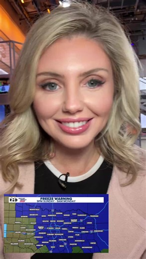 First freeze🧊 It's chilly now, but even colder temperatures are on the way. Here's when a freeze warning will be in effect, and how you need to prepare today. Read more: https://www.wfaa.com/article/weather/dfw-weather-first-freeze-of-season-coming-soon/287-470f837c-5cab-4514-8320-48b6c918fad9?utm_medium=social&utm_source=facebook_WFAA | WFAA