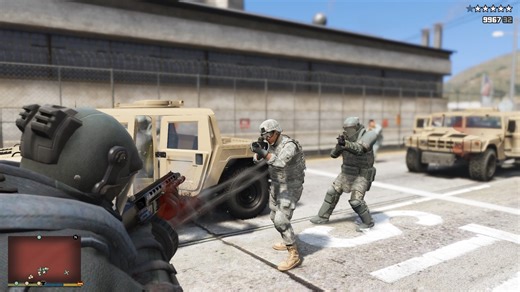 GTA V Trevor's Juggernaut Massacre at the Fort Zancudo Military Base 10 Star Escape [RDE 4.1.2] #gta5 #Gtav #GrandTheftAutoVI | Momit the Vicious