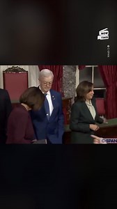 1.4M views · 10K reactions | Republican Sen. Deb Fischer's husband, Bruce, refused to shake Kamala Harris' hand after his wife was sworn in | NowThis Impact | Facebook
