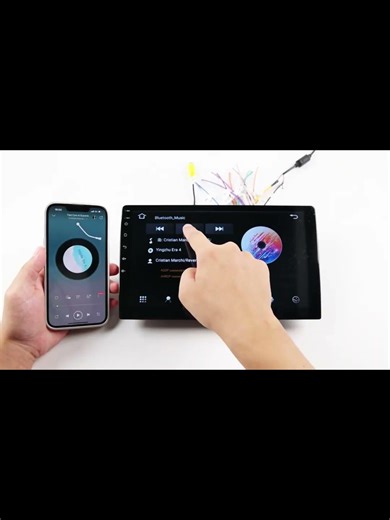 Rádio automotivo ESSGOO Android 14 Carplay Auto Multimedia Video