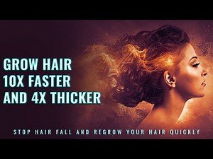 Powerful Hair Growth Mindset Subliminal Frequency | Manifest Stronger, Healthier Hair