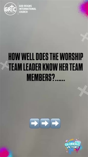 We checked in with our worship team leader to see if she knows her team members - some yes and some lets say, she tried… Some members got the memo and some 👀 well, did not… THERE’S NEVER A DULL MOMENT AT GRIC! #WeAreGRIC #WorshipTeam #NeverADullMoment #Fyp #Church #Tzaneen