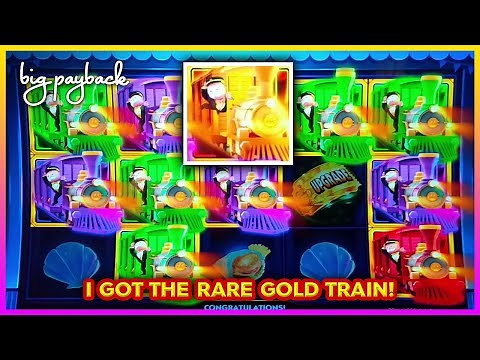 Rare GOLD TRAIN → HUGE WIN on Monopoly Express Slots!