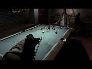 4K60 GTA IV playing pool with Roman - Pool Shark Achievement