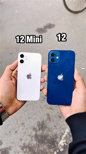 Shorts Tech 5G on Instagram: "iPhone 12 Mini Vs iPhone 12 || Zoom Test! . . . #iphone12mini #iphone12"