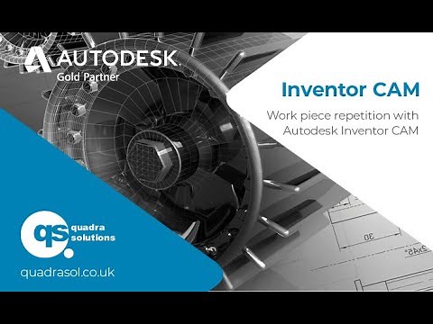 Autodesk Inventor CAM - Part Work Piece Repetition