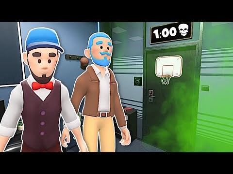 Can We Survive this Office ESCAPE ROOM?! - Escape Simulator Multiplayer Gameplay