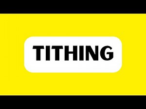 How to Pronounce Tithing (Correctly)