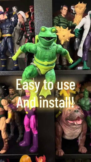 Wall mounted flight stands on Amazon! #actionfigures #marvellegends #collection