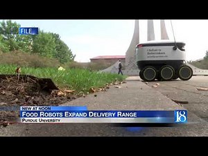 Food robots now delivering to more of Purdue's campus