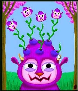 Nickelodeon Clickamajigs - SpringHead (1996 Shockwave Game)