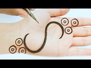 Easy Simple Mehandi ka design - Latest Mehendi design for front hands - New Henna designs