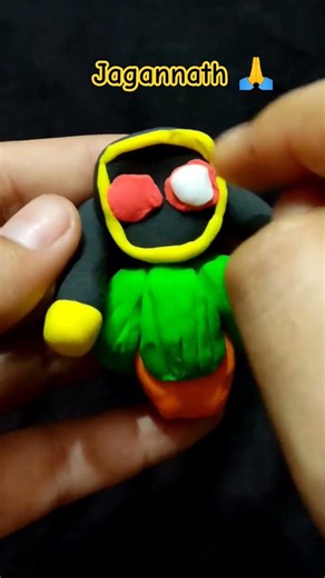 Jagannath Idol Making with Superclay | Easy Clay Craft Tutorial
