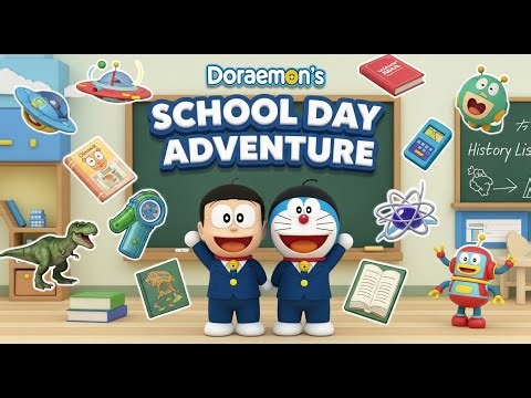 Doraemon & Nobita's School Day Adventure | Learning, Gadgets & Fun
