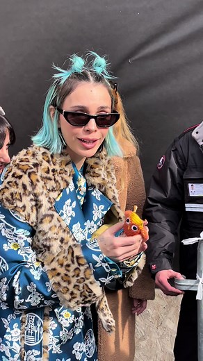 Rose Villain e i gufetti al Sanremo 2024