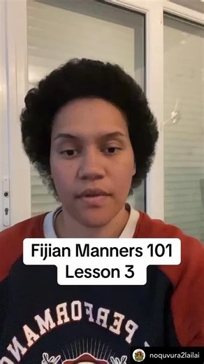 Source: • @noquvura2lailai Lesson 3- Fijian Manners 101 In Fijian culture, we sit on the floor first to show respect, and only move to the couch when invited. For those who can’t sit on the floor, it’s okay to sit where you’re comfortable. #fijihistory #fiji #history #past #present #future | Fiji History