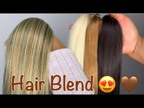 Braiding Hair Blend For My Chocolate Girls | DIY Custom Color Blend