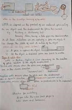 "WHAT IS WORK IN SCIENTIFIC?"🤳🦾💅