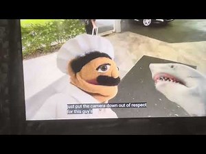 I am watching tv of chef pee pee and shark puppet