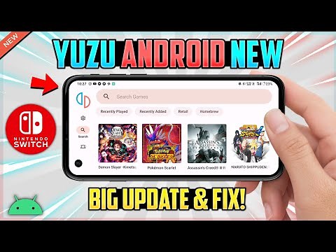 Yuzu Emulator Android NEW Update! Mali GPU Lag Fix & Better Graphics (Review)