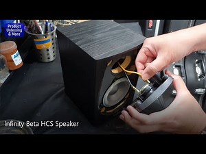 Infinity Beta HCS Bookshelf Speaker Disassembly (Teardown) and Look Inside