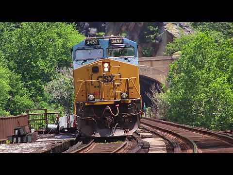 Railfanning CSX Trains at Harpers Ferry WV! July 13th 2021