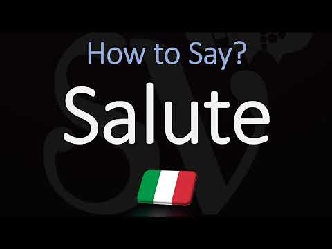 How to Say 'Cheers' in Italian? | How to Pronounce Salute?