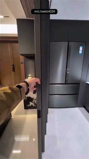 How about a hidden room divider built right into the furniture? 😮