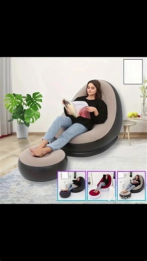 Inflatable Sofa with FREE Pump – lightweight, comfy & easy to use Only at TD Trading. #TDTrading #InflatableSofa #FreePump #ComfortAnywhere #EasyRelax