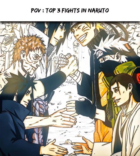 Top 3 fights in naruto ☠️ - Kakashi vs obito | Funk Taka slowed