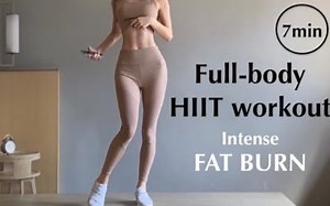 【oppserve】7分钟高强有氧HIIT燃脂训练＋15分钟沙漏腰腹部训练