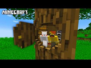 I made a secret base inside the tree!
